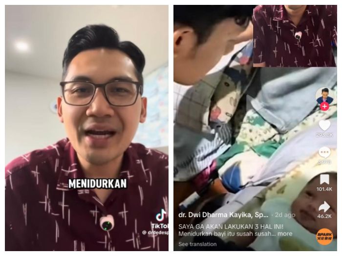 Dokter Ini Bagikan Video Bapak-bapak Viral Karena Gagal Nidurin Bayi, Ada Penjelasan Ilmiahnya