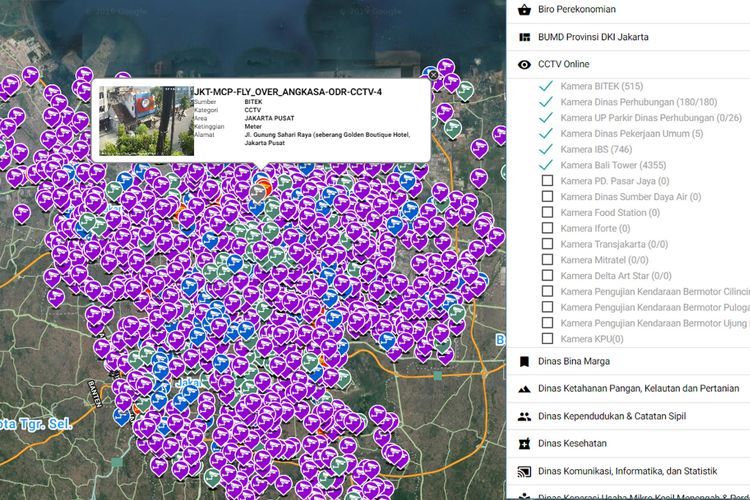 Keren! Sekarang Kamu Dapat Memantau 6000 CCTV Yang Ada di Jakarta
