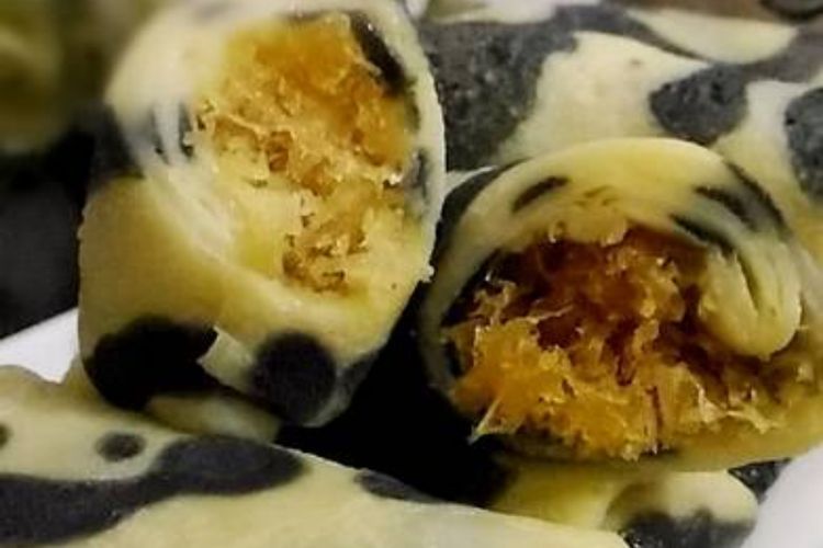 Resep Membuat Kue Dadar Gulung Zebra