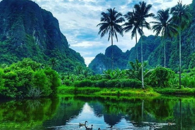 Indahnya Wisata Karst Rammang-Rammang di Maros Sulawesi Selatan