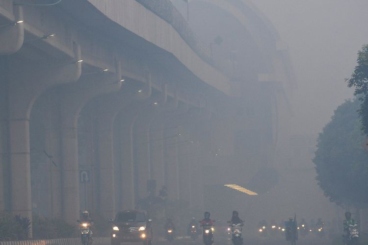 Kabut Asap Kembali Kepung Palembang
