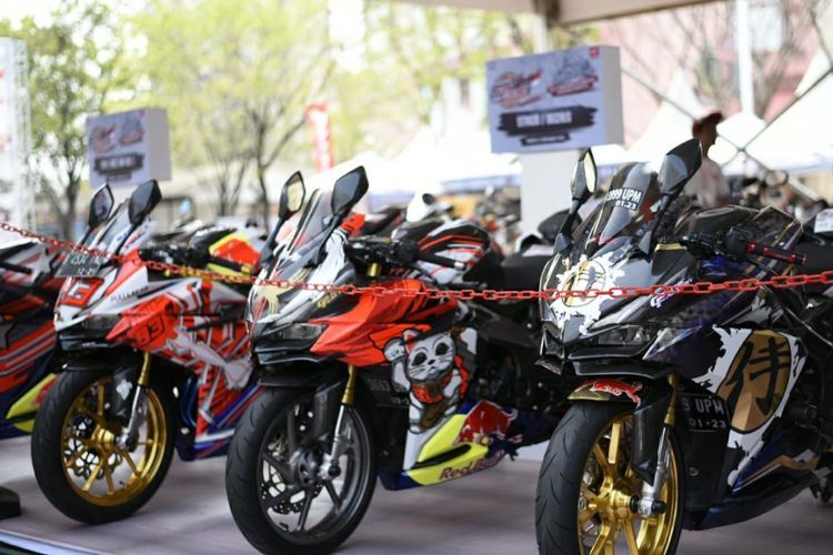 Ratusan Motor Modifikasi Banjiri Honda Modif Contest 2019
