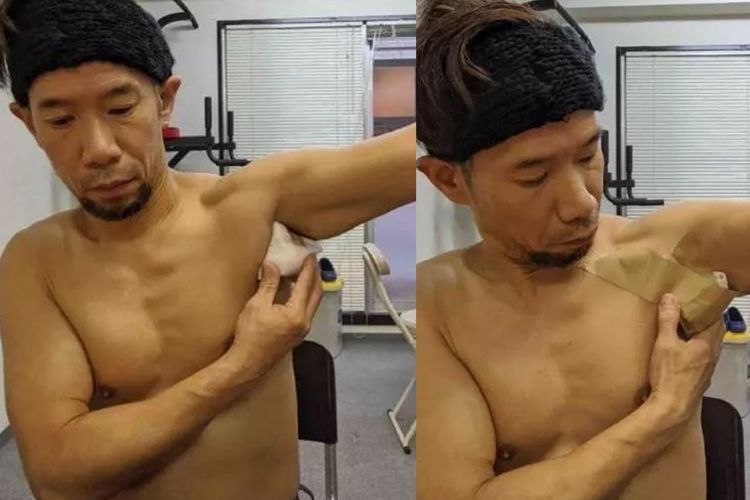 Pria Jepang ini Hangatkan Telur di Bawah Ketiak