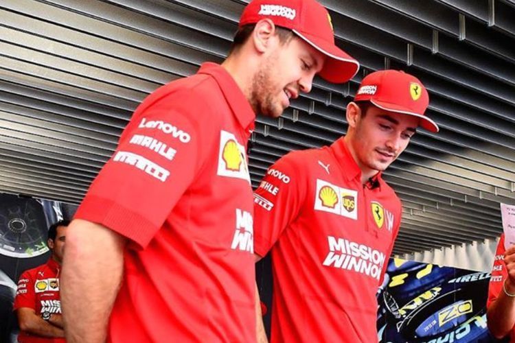 Pasca Insiden, Bagaimana Hubungan Duo Ferrari Vettel dan Leclerc?