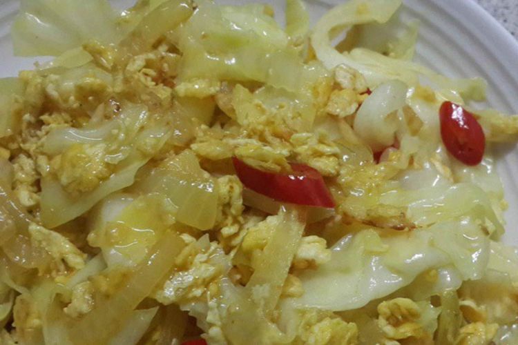 Resep Praktis Kubis Telur yang Enak