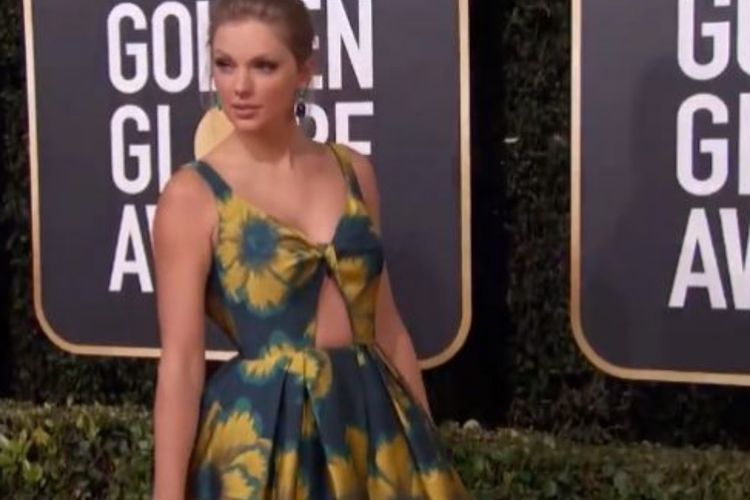 Tampil Menawan di Golden Globes 2020, Taylor Swift Jadi Gaun Terbaik