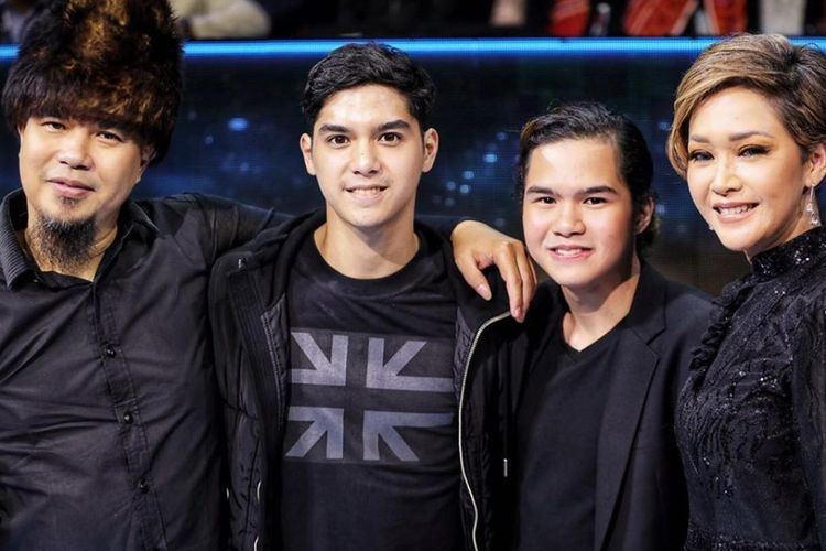 Reuni Bahagia Ahmad Dhani dan Maia Estianti di Final Indonesia Idol