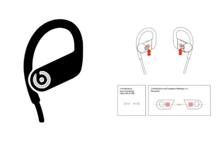Desain Earphone Apple Powerbeats 4 Terungkap di Situs FCC