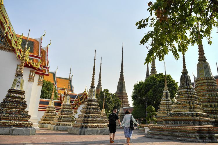 FOTO: Wisata Bangkok Pun Sepi Gegara Si Corona