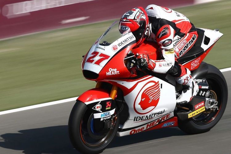 Finis Balapan Moto2 di Depan Juara Dunia, Ini Postingan Andi Gilang