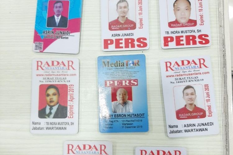 Peras Korban Hingga Rp200 juta, 8 Wartawan Gadungan Ini Diamankan Polisi