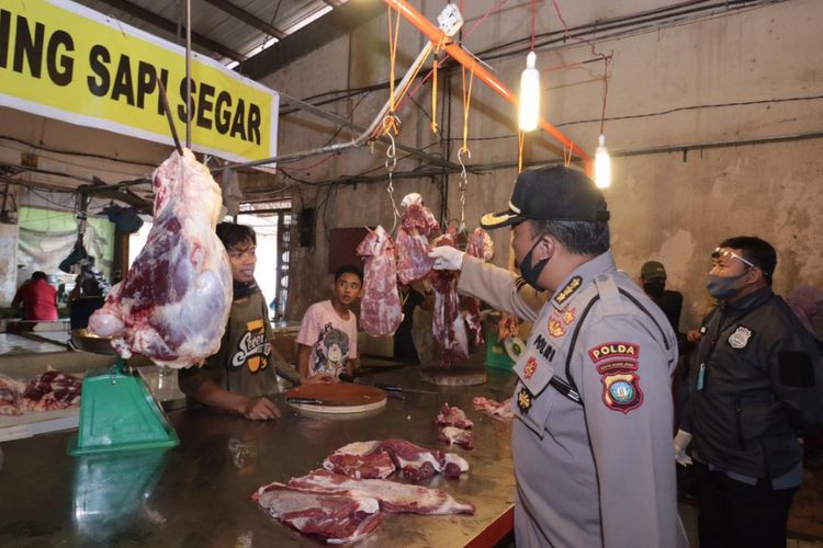 Polda Kepri Sidak Pasar, Pantau Harga Sembako Jelang Ramadan