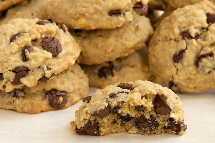 Resep Kue Lebaran Tanpa Oven, Oat Choco Chip Cookies yang Renyah