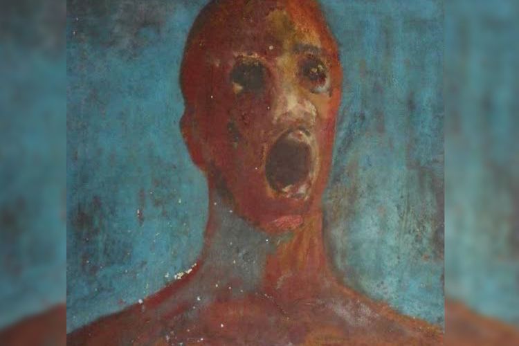 Lukisan dari Darah Sang Pelukis ‘The Anguished Man' 