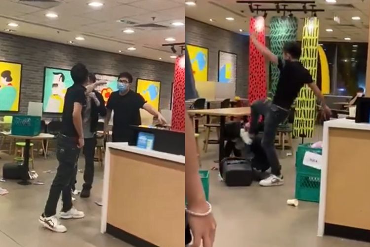 Diingatkan Agar Pakai Masker, Pengunjung McDonald Ini Malah Marah