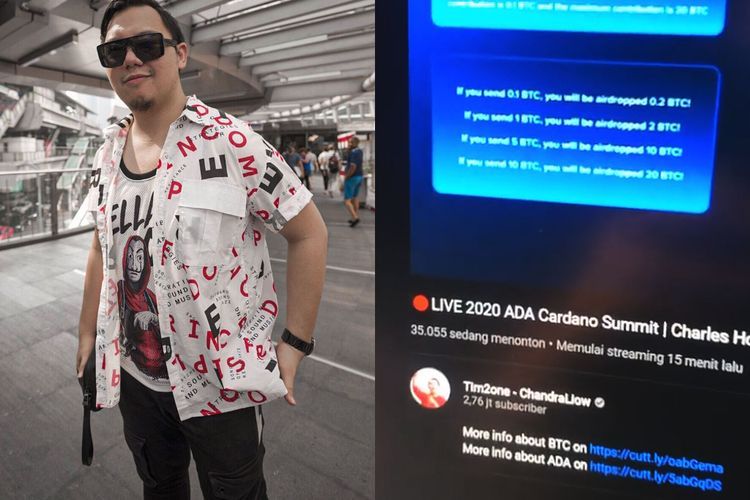 Channel YouTube ChandraLiow Diretas, Pelaku Sempat Gelar Livestream Berisi Penipuan!