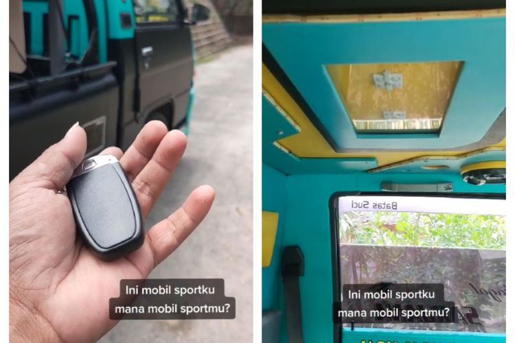 Pengen Punya Mobil Sport, Pria Ini Modifikasi Pikap Jadi Keren Banget, Keyless Cuy!