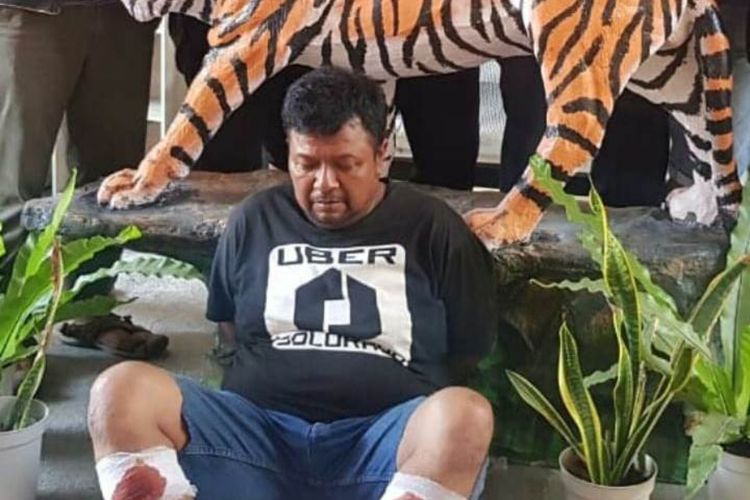 Pembunuh Sadis Suranto dan Keluarga di Sukorharjo Ditangkap Polisi, Kakinya Ditembak 