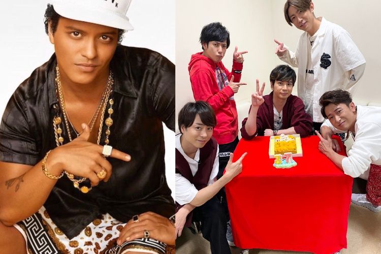 Bruno Mars Produseri Single Terbaru Arashi Berjudul 'Whenever You Call'