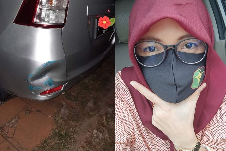Viral Kebaikan Wanita yang Justru Beri Uang ke Pemotor yang Tabrak Mobilnya hingga Penyok