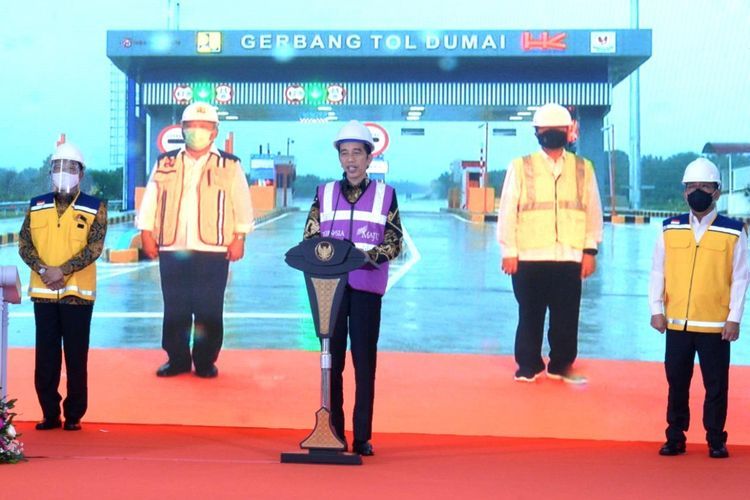 Resmikan Jalan Tol Pekanbaru-Dumai, Ini Harapan Presiden Jokowi Kedepannya!