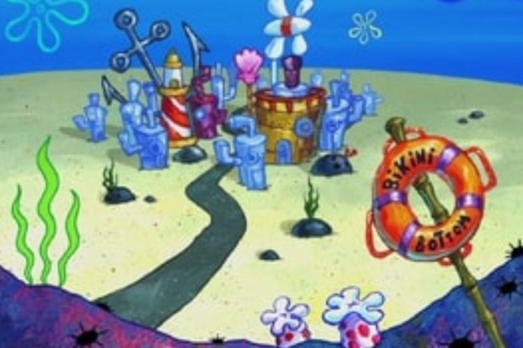 Wujud Asli Bangunan-bangunan Bikini Bottom di Kartun Spongebob