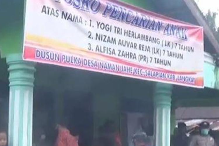 Bermain Dekat Eskavator, Tiga Bocah di Langkat Mendadak Hilang