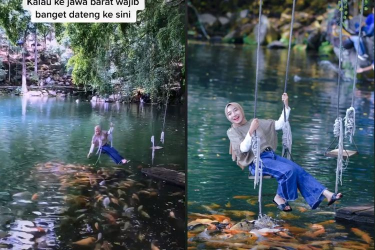 Ada Danau Sebening Kaca di Kuningan, Netizen: Tempatnya Adem Banget 