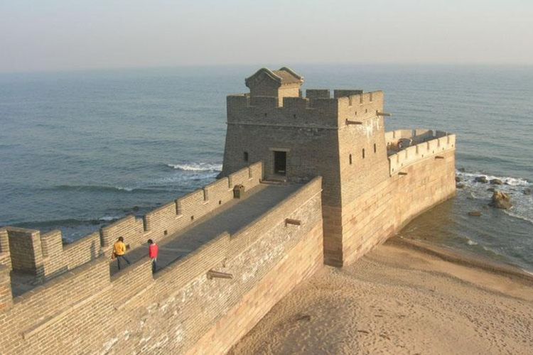 Mengenal Kepala Naga Tua, Tempat Pertemuan Tembok Besar China Dengan Laut