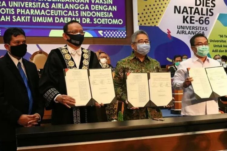 Unair Akan Segera Lakukan Animal Trial Vaksin Merah Putih di PT Biotis