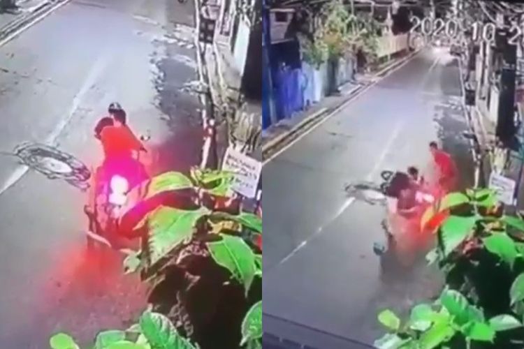 Pria Diduga Maling Motor Baku Hantam Gegara Rebutan Motor, Videonya Bikin Greget