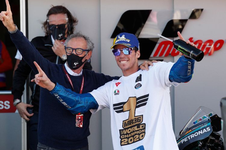 FOTO: MotoGP Valencia 2020, Morbidelli Menang, Joan Mir Juara Dunia