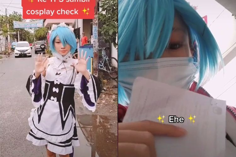 Anti Mainstream! Cewek ini Cosplay Anime Saat Ke TPS Pilkada, Netizen: Dia Keren