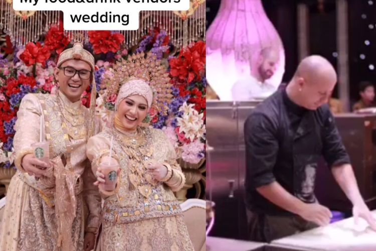 Viral Resepsi Pernikahan Mewah, Ada Sushi Tei, Starbucks, Hingga Live Kitchen