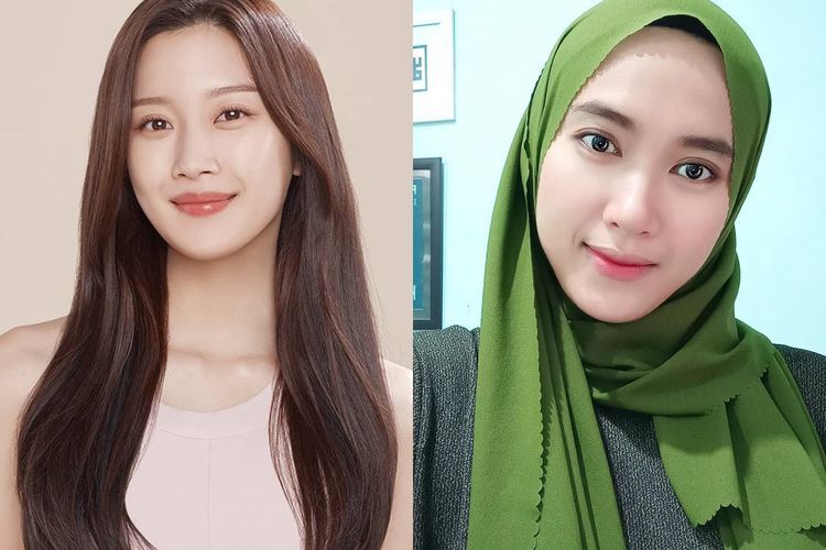 Video Wanita Berhijab Mirip Jukyung di Drakor 'True Beauty', Netizen: Jukyung Waktu Mondok