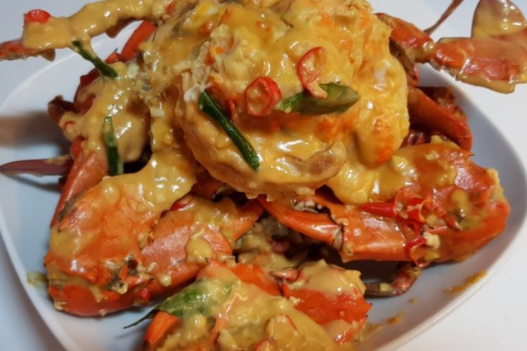 Ide Kreasi Seafood: Resep Kepiting Saus Telur Asin, Maknyus!