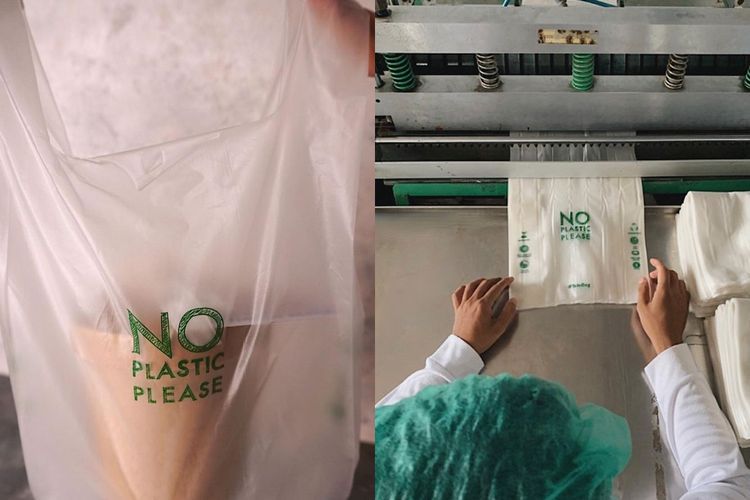 Mengenal Telobag, Kantong Plastik Ramah Lingkungan yang Dibuat dari Tepung Singkong