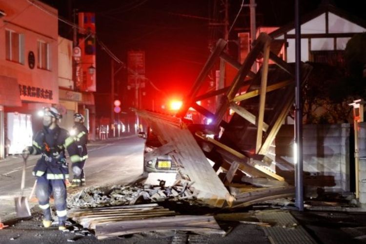 Gempa di Jepang Menyebabkan Kebocoran Air di Pembangkit Nuklir