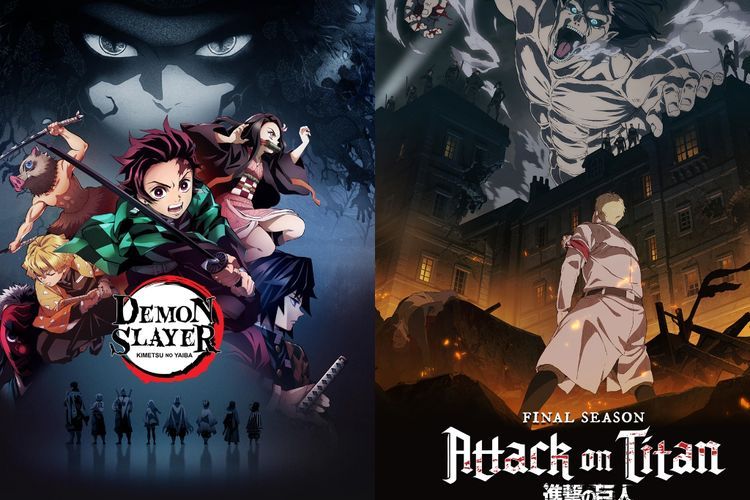 Serial Anime 'Demon Slayer' dan 'Attack on Titan' Hadir Gratis di Platform WeTV