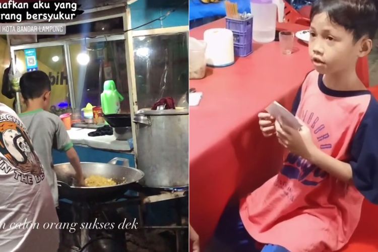 Viral Bocah Jualan Nasi Goreng di Malam Hari, Bikin Netizen Salut dan Galang Donasi