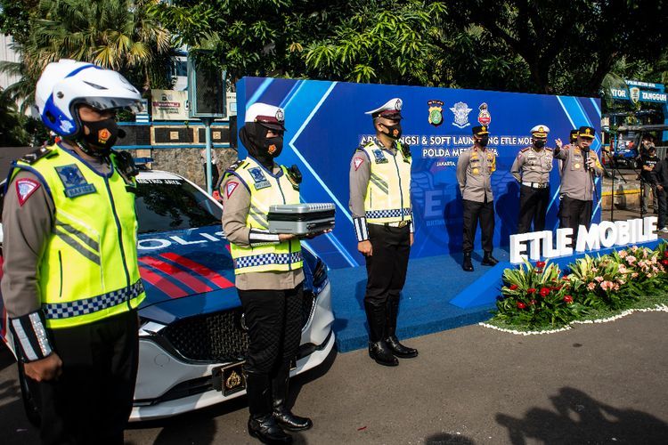 FOTO: Peluncuran ETLE Mobile di Polda Metro Jaya