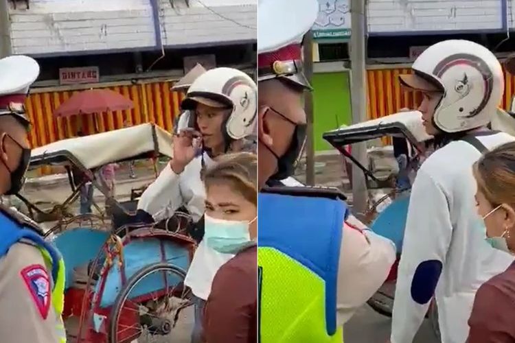Tak Terima Ditegur karena Lawan Arus, Pria Ini Marah-marah ke Polisi: Buka Baju Kau!