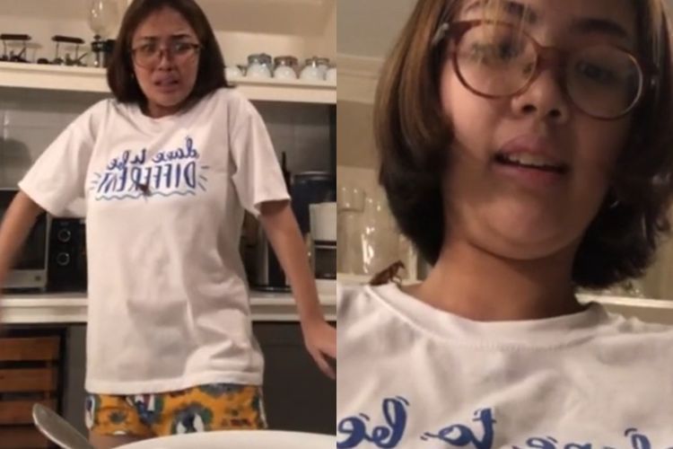 Wanita Ini Diganggu Kecoa saat Siaran Langsung, Bukannya Jadi Masak Malah Jadi Geli