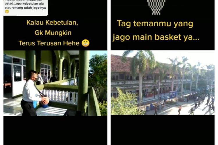 Guru Pesantren Shooting Bola Basket dari Lantai 2, Netizen: Denny Sumargo Nangis Lihat Ini