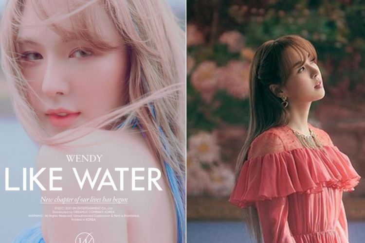 Lagu 'Like Water' Wendy Red Velvet Puncaki Chart iTunes di 30 Negara