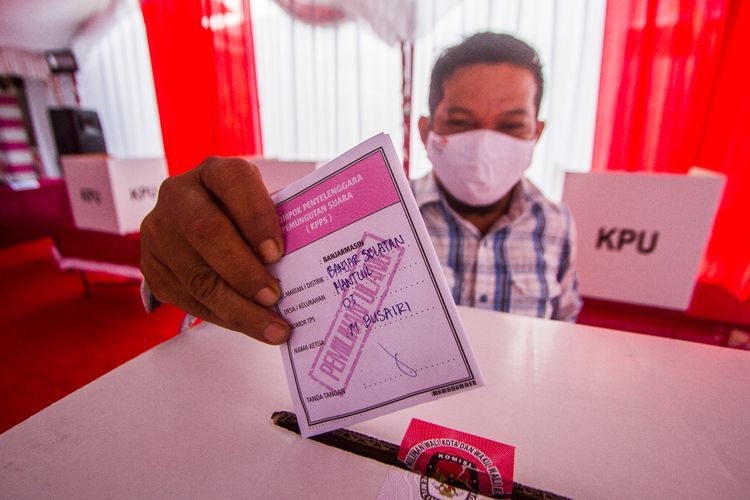 FOTO: Pemungutan Suara Ulang Pilkada Kota Banjarmasin