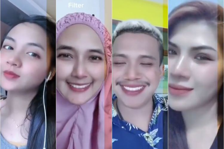 Viral Filter 'Skin Care' Bikin Wajah jadi Mulus, Wajah Asli yang Pakai Mukena Bikin Salfok