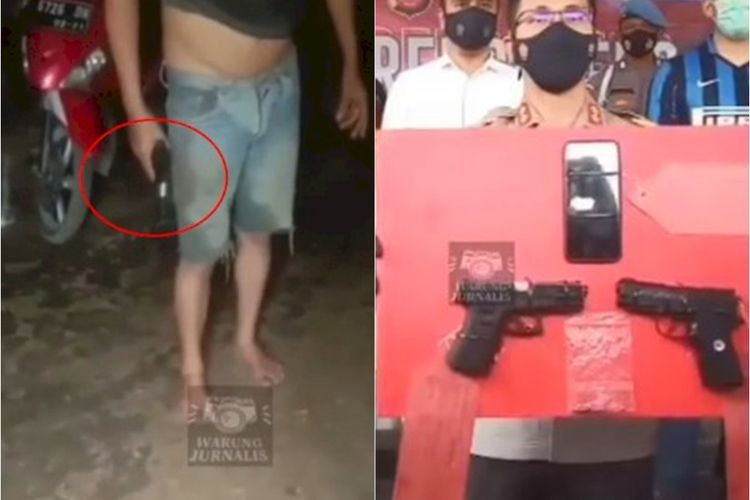 Customer Koboi yang Todong Pistol ke Kurir saat COD Ditangkap, Gunakan Senjata Airsoft Gun