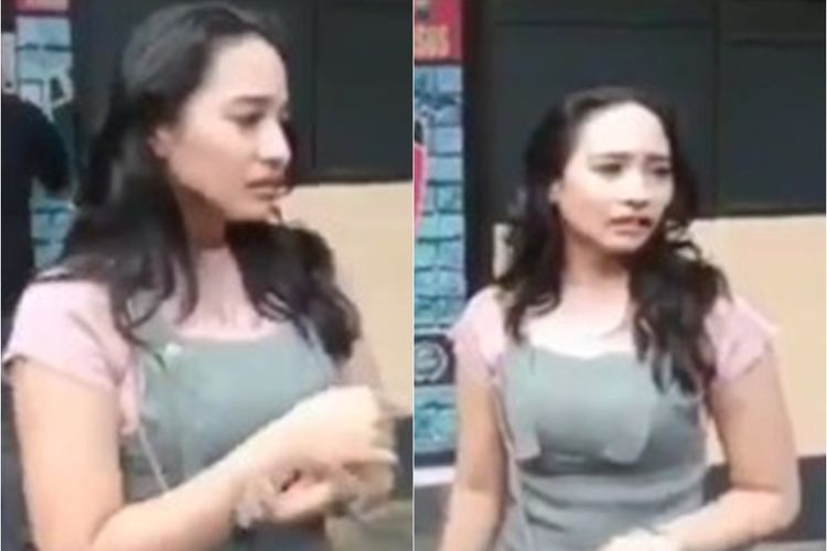 Wanita Cantik Ini Nangis Histeris di Depan Polresta Bayuwangi, Diduga Korban Salah Tangkap