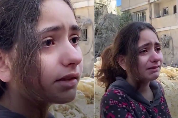 Jeritan Pilu Bocah Palestina Korban Serangan Israel: Ini Tidak Adil!